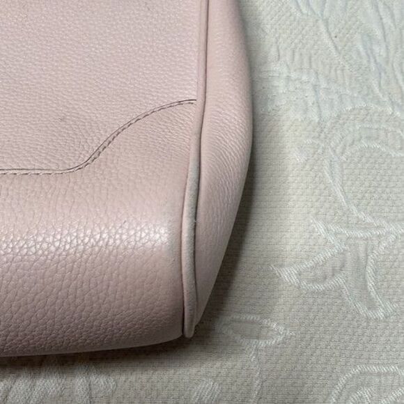 Tory Burch Georgia Triple Compartment Shoulder Tote Bag Women Size L Dusty Pink - Picture 11 of 16